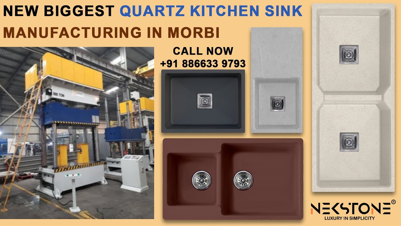 Biggest Granite/Quartz Kitchen Sink Manufacturing Fectory | Nekstone Industries LLP | +91 8866339793