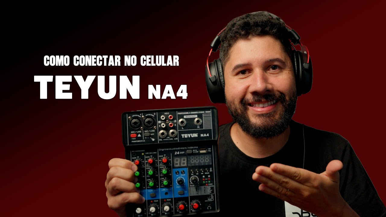 Mesa de som TEYUN NA4 review completo!