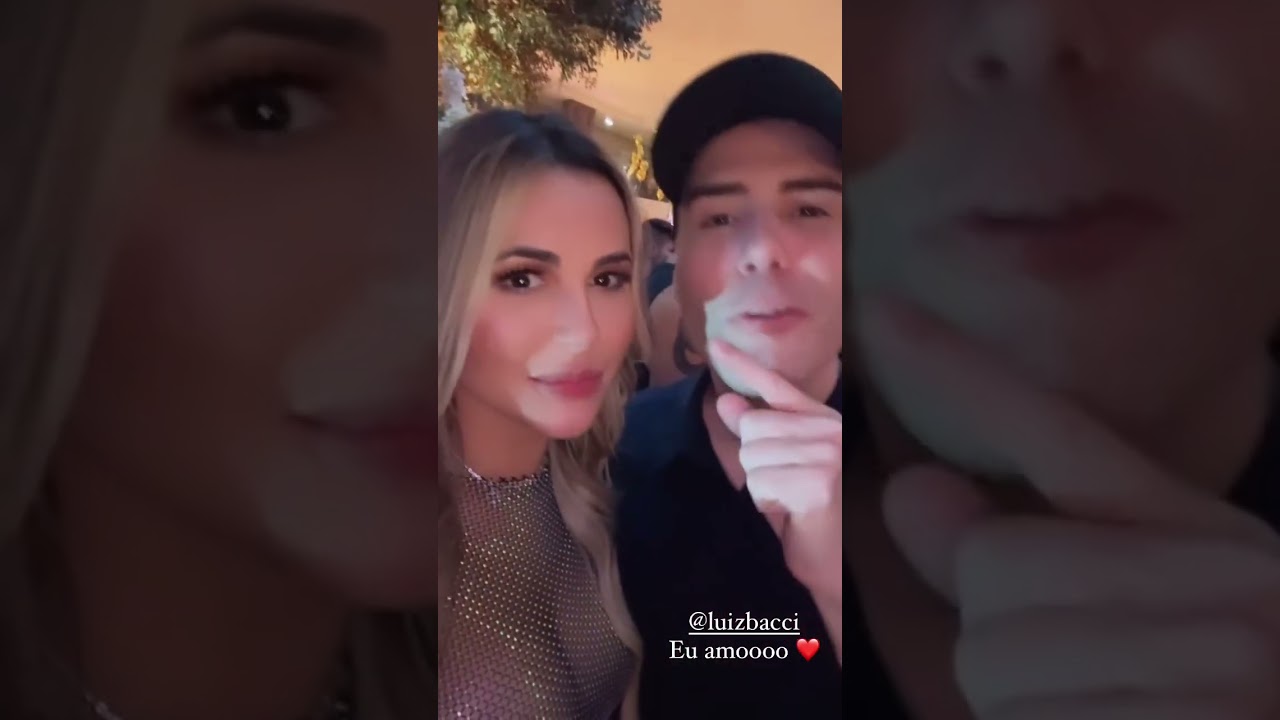 DEOLANE BEIJANDO O LUIZ BACCI NO ROLE 😱