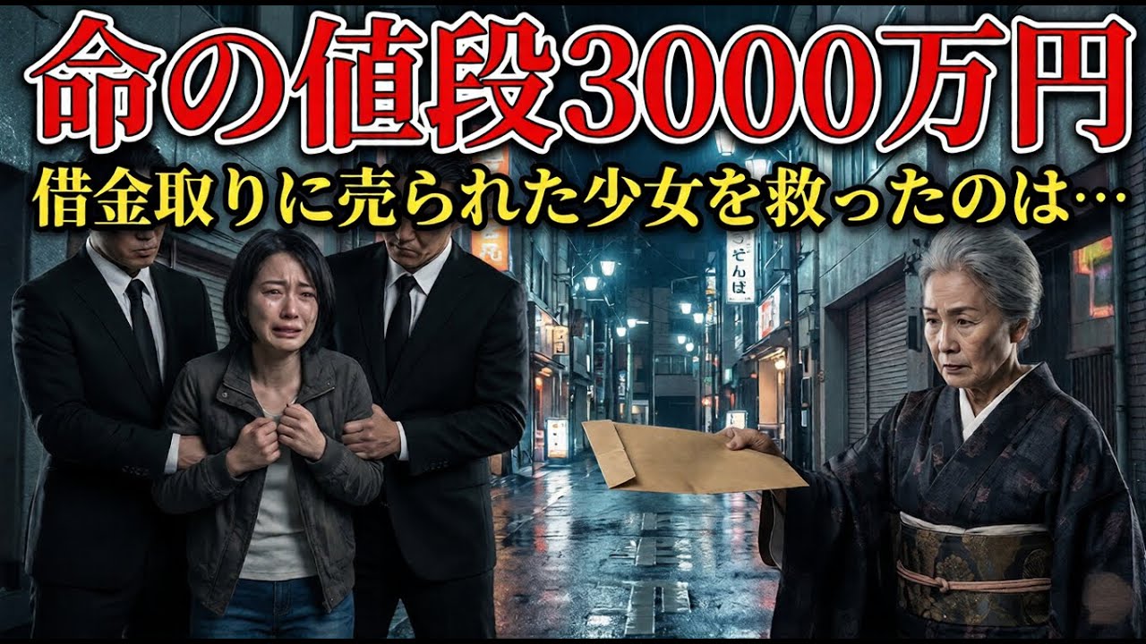 「3000万で買われた命」借金取りに売られた女子高生を救ったのは、銀座の伝説の女帝だった【感動する話】