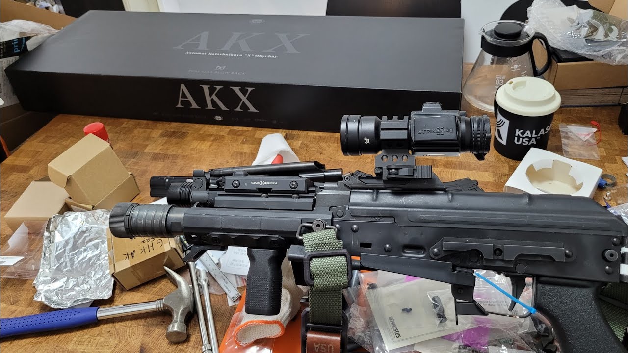 Tokyo Marui AKX quick overview, teardown, AKM triggerbox swap