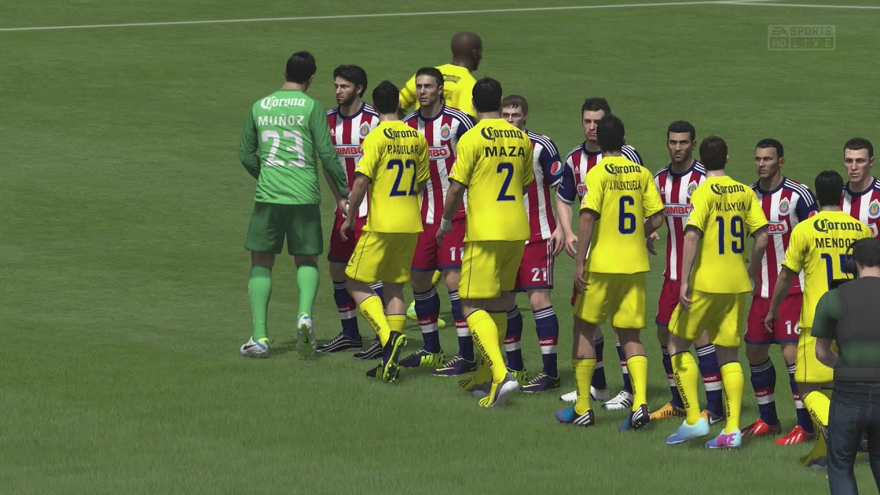 (PS4) FIFA 14 | América vs Guadalajara | FULL GAMEPLAY [PlayStation 4 1080p HD Next Gen]