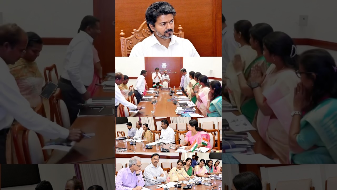 CM Vijay ❤️ Strong Step for Social Welfare & Women Rights | Historic Meeting 🔥🙏