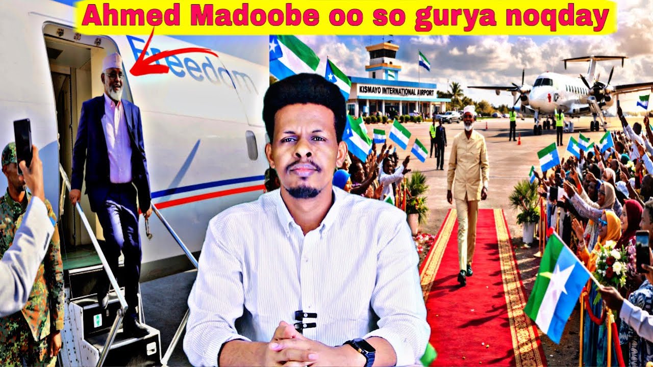 Ahmed Madoobe oo Kismaayo si weyn loogu so dhaweeyay & Go,aanada u ku dhawaaqi doono bari.
