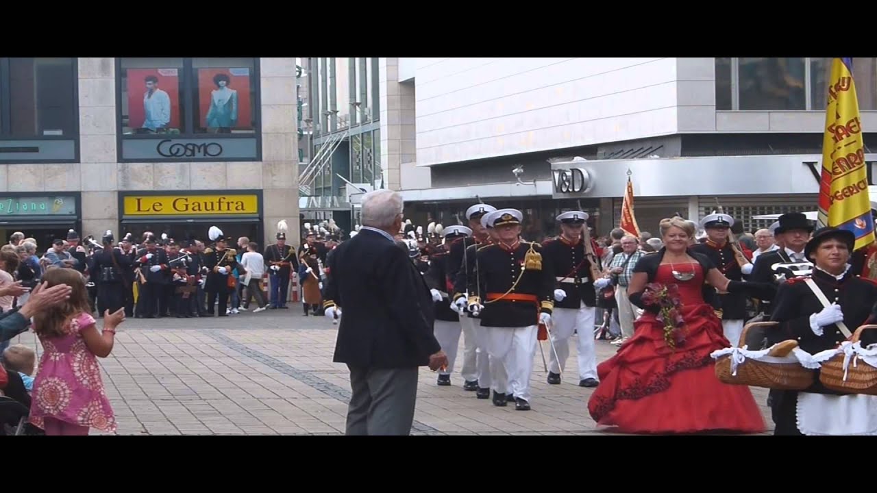 schutterij Binnenkomst Bondsfeest Heerlen 2014