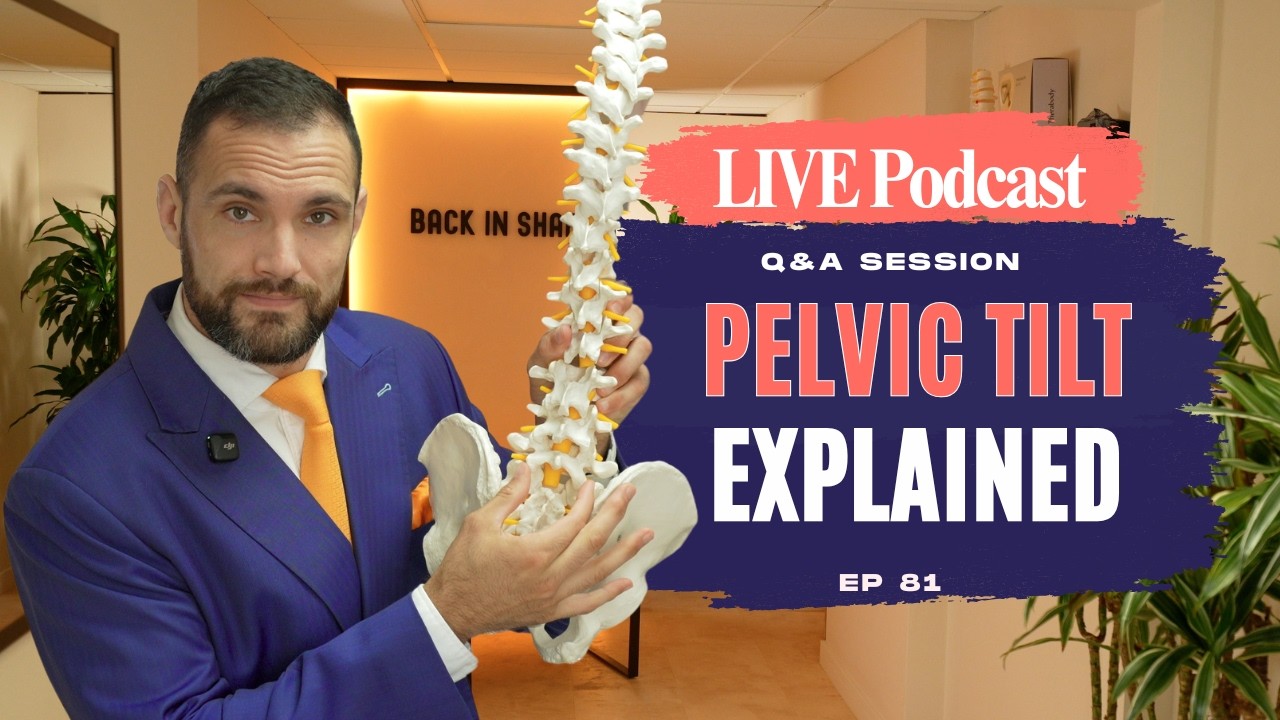 Anterior Pelvic Tilt & Lordosis: Live Spinal X-Ray Analysis