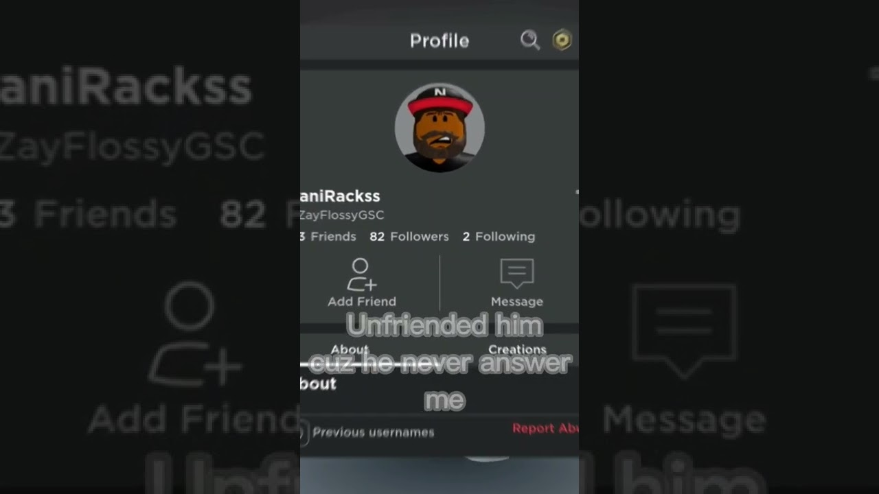 Friends I lost in roblox 😔
