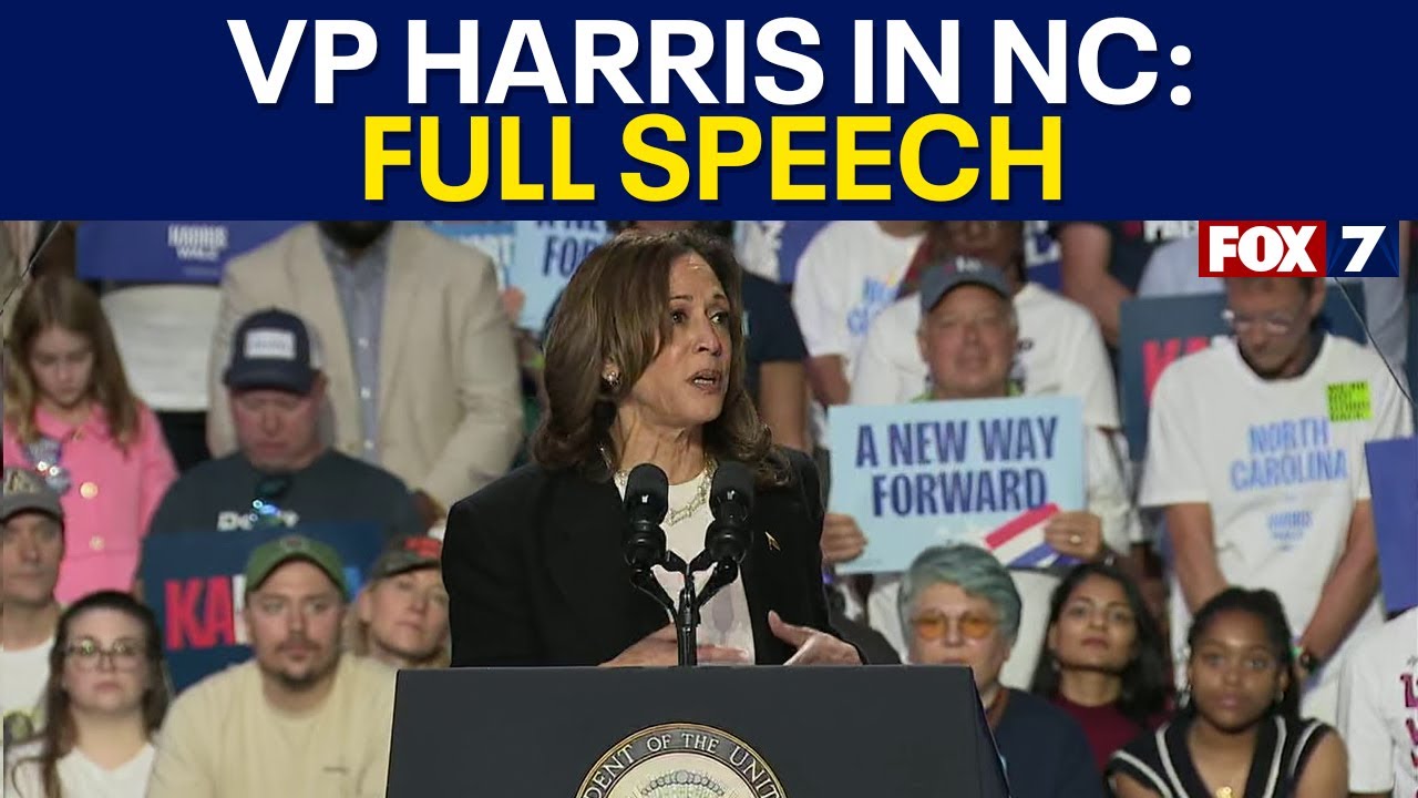Kamala Harris rally in NC: FULL SPEECH