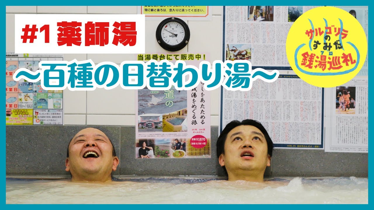 薬師湯　サルゴリラのすみだ銭湯巡礼　#1