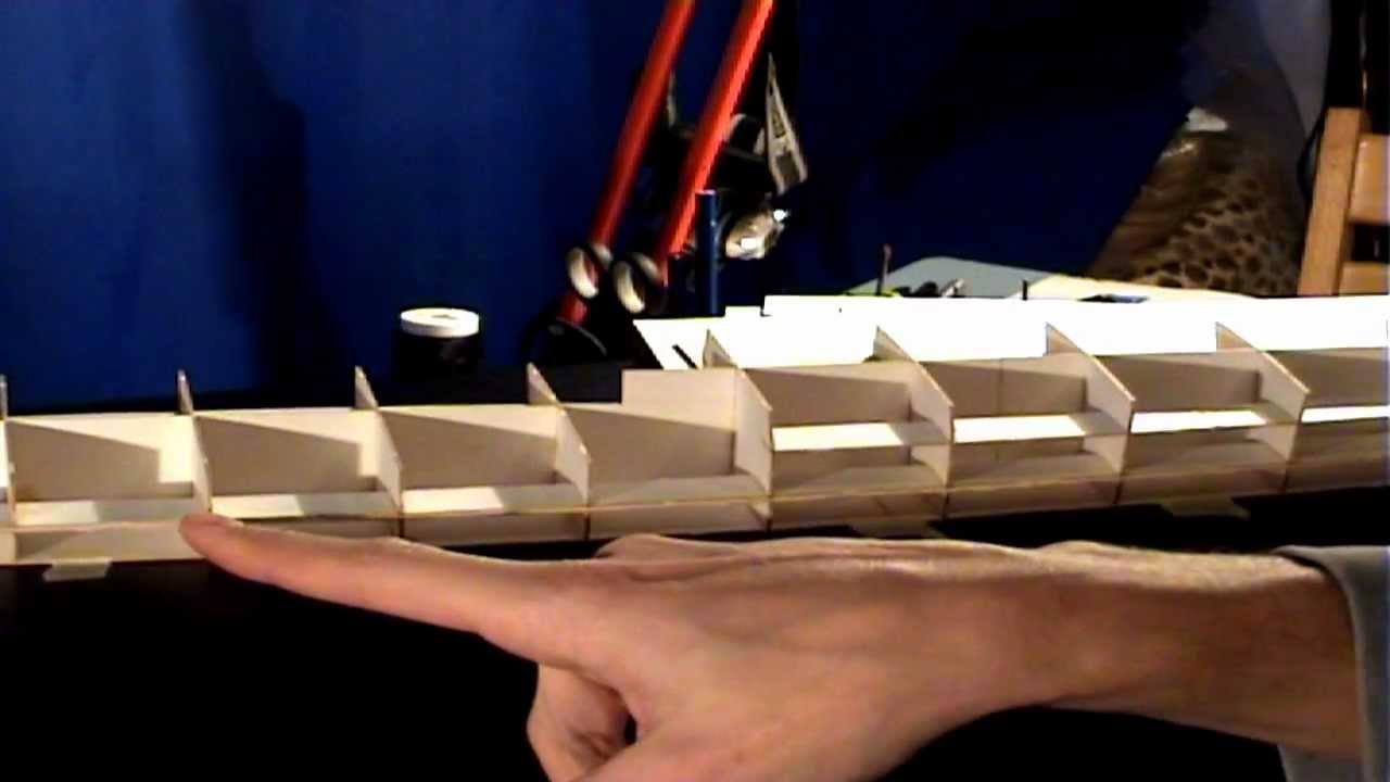 Videorelacja z budowy krążownika ZARA 1:200 ep08. Paper model of the cruiser ZARA tutorial