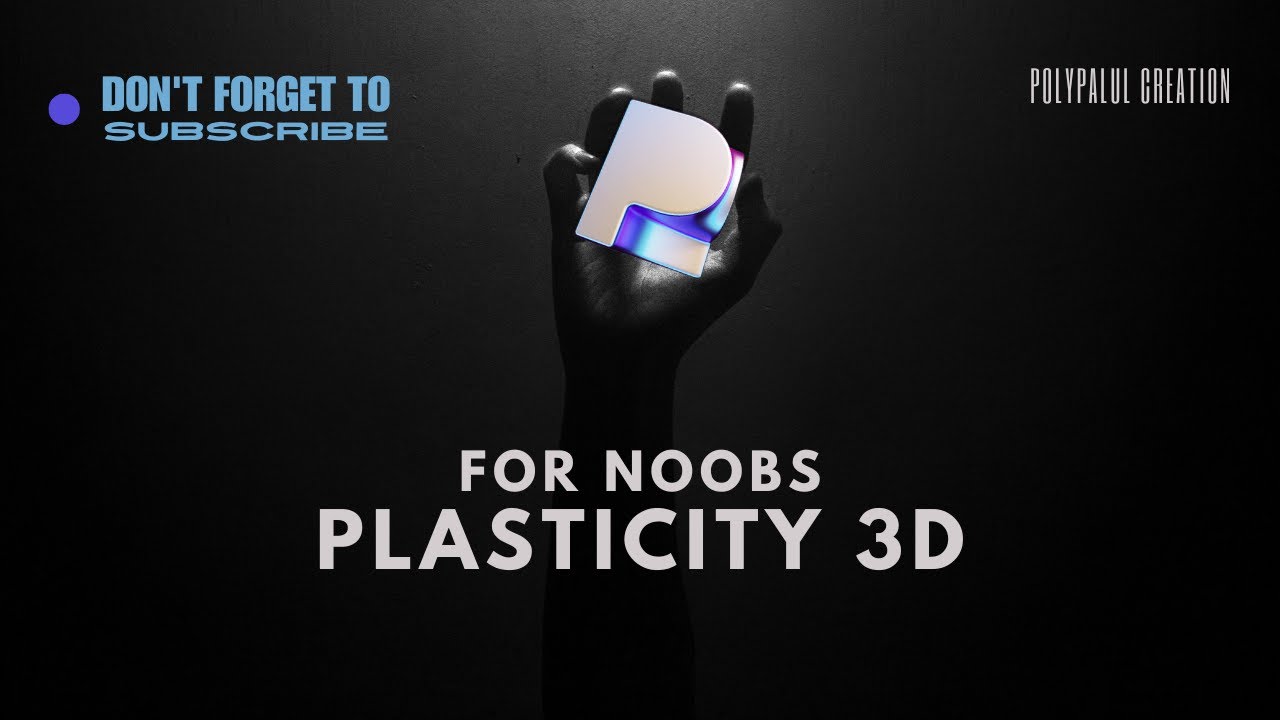 Plasticity 3D (Step by step guide) Shape Study part 8