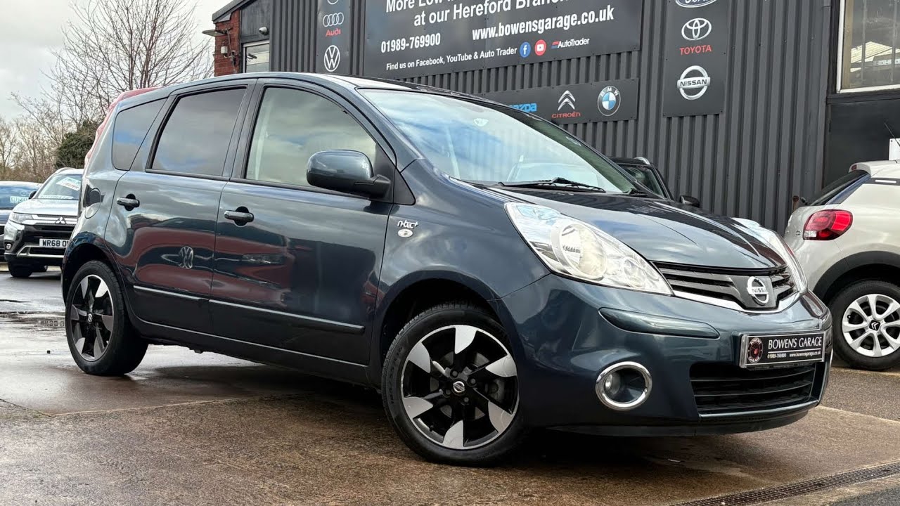 2012 (62) Nissan Note N-Tec+ 1.6 Автомат 5-дверный, цвет Haptic Blue. Пробег 20 тыс. миль. 1 влад...