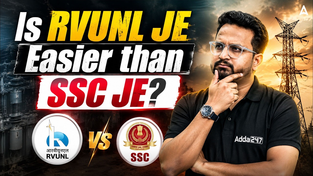 RVUNL JE vs SSC JE 2026 | Which Exam is Easier? Full Analysis