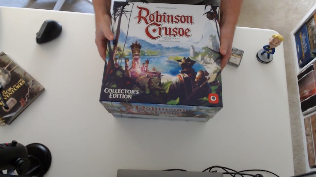 Robinson Crusoe - Collector's Edition - Gamefound Unboxing
