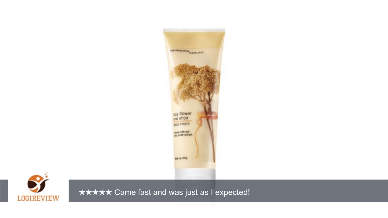 Bath & Body Works Pleasures Rice Flower & Shea Body Cream, 8 oz. (226 g) | Review/Test