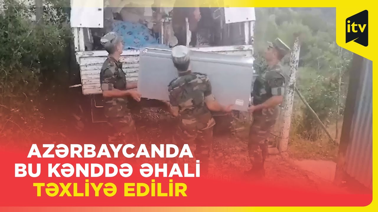 İsmayıllının Qoydan kəndində torpaq sürüşdü, sakinlər köçürülür