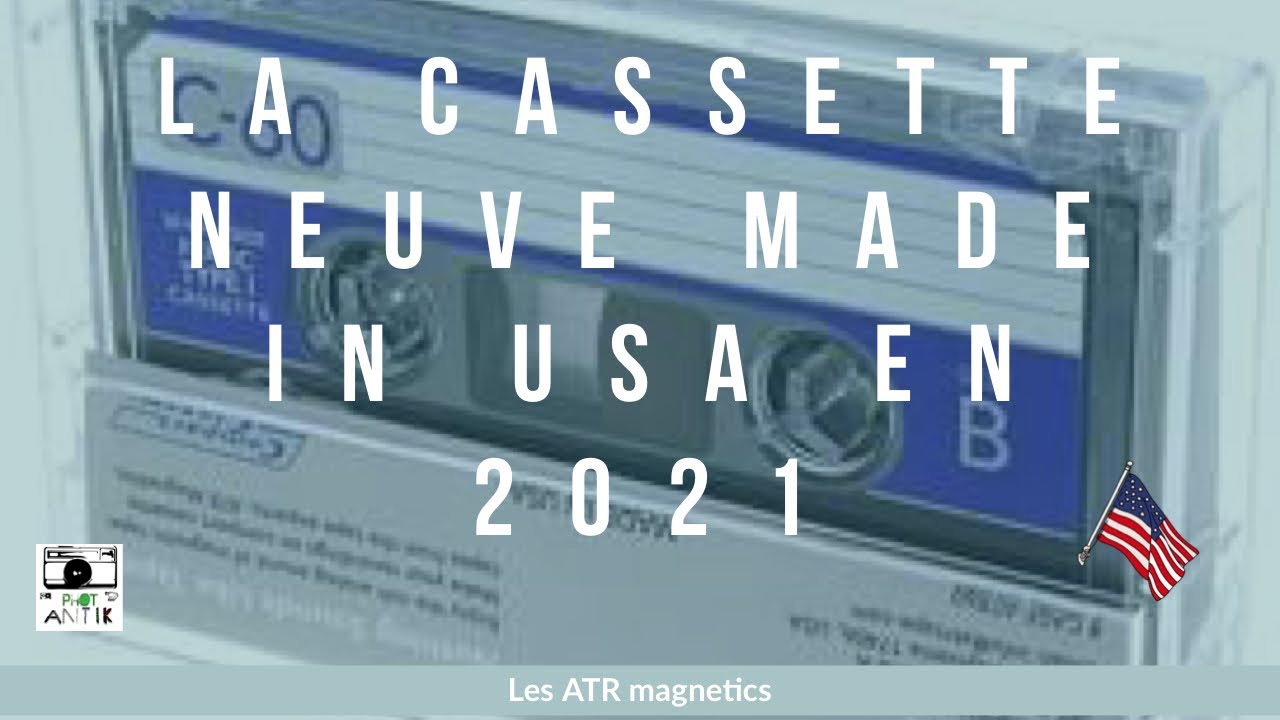 La cassette neuve made in USA : la ATR Magnetics