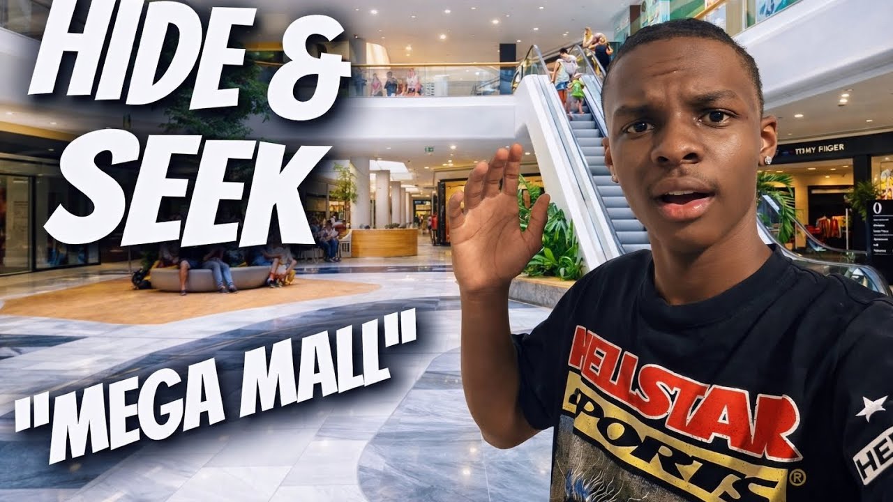 We Played Hide & Seek in a MEGA MALL 😳 (Almost Got Caught)