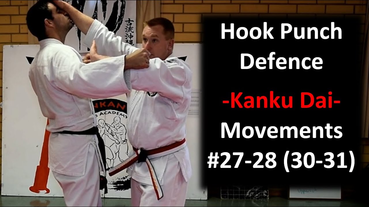 Hook Punch Defence - Kanku-Dai - Bunkai/Application - Movements #27-28 (& 30-31)