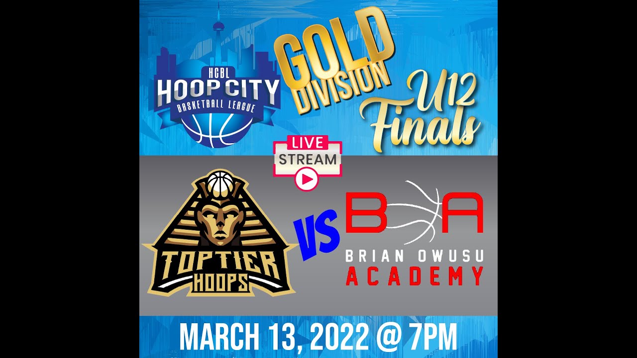 U12 GOLD FINALS | TOP TIER vs BOA | HCBL Mar 13, 2022