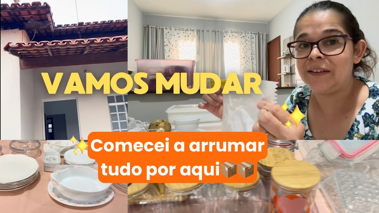 Vamos mudar de casa🏠Já comecei a organizar tudo por aqui📦📦