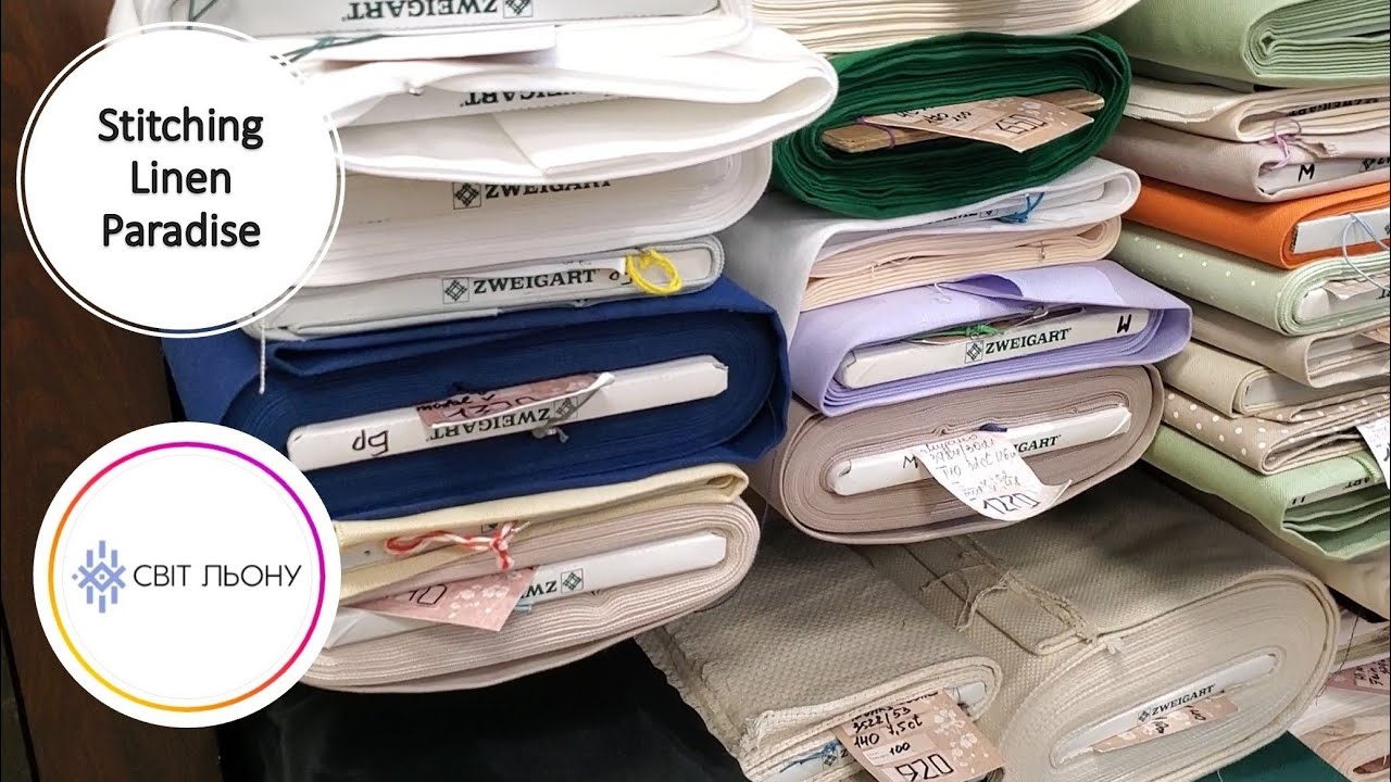 The World of Linen: Discovering Ukrainian #1 Natural Fabrics Shop & Traditional Stitching Book Gift
