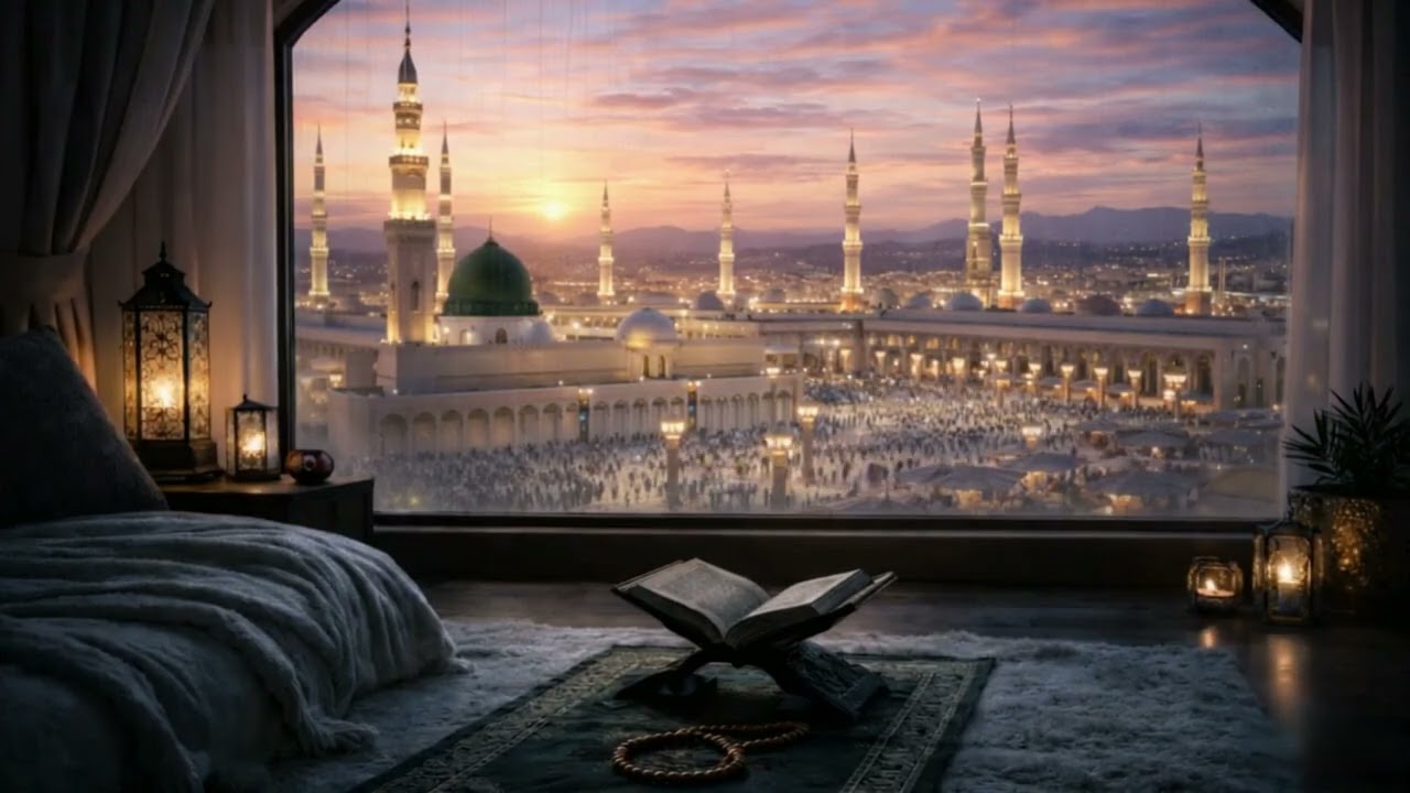 Night in Medina 🌙 Calm Quran for Anxiety & Protection | Saad Al-Ghamdi الشيخ سعد الغامدي