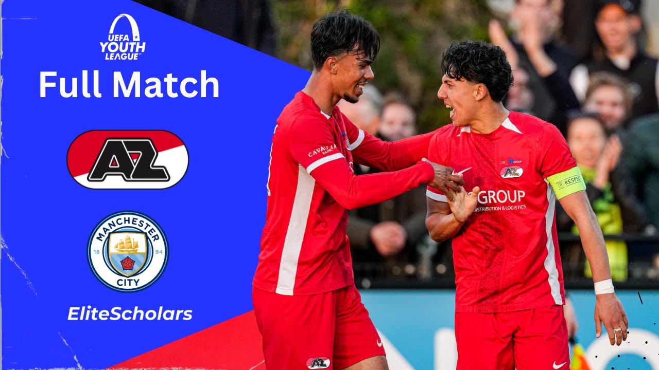Full Match AZ Alkmaar U19 vs Man City U19 | UEFA Youth League Quarter-final | 02/04/25