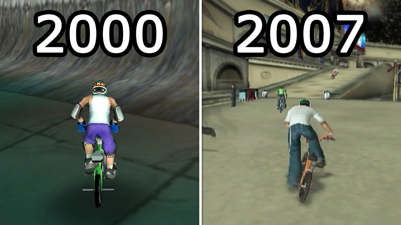 Evolution of Dave Mirra Games (2000-2007)