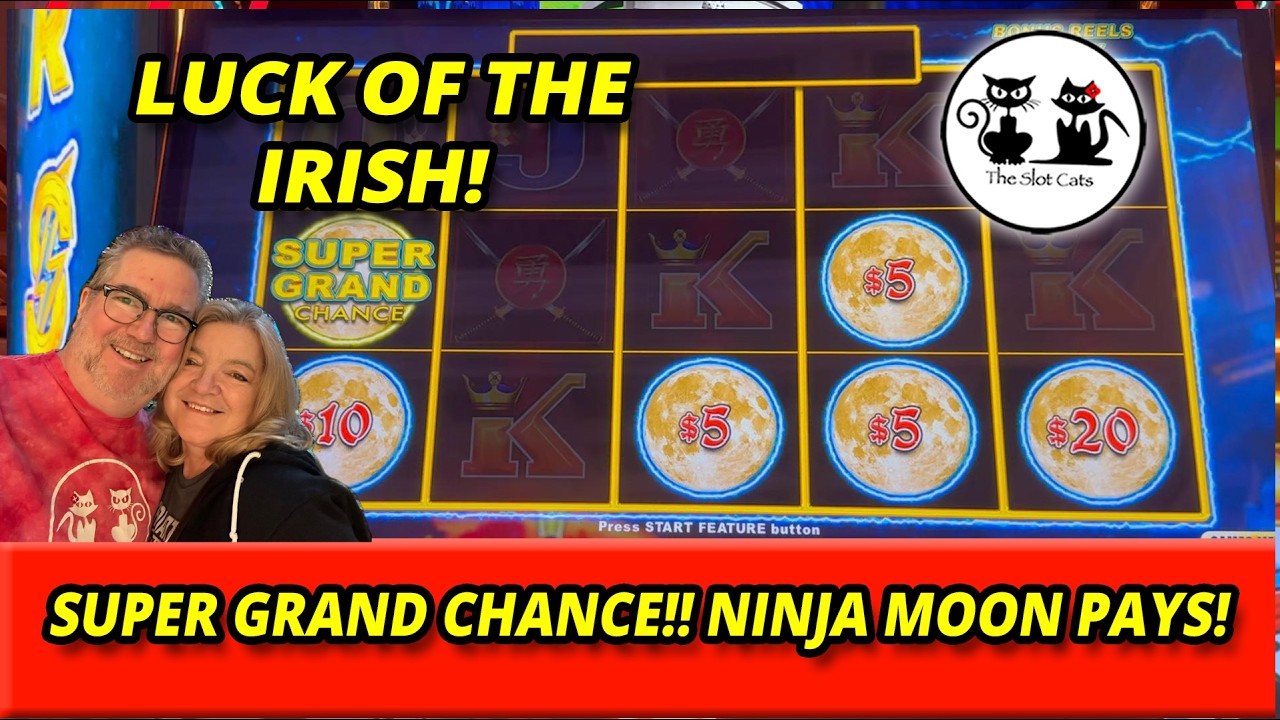 С ДНЕМ СВЯТОГО ПАТРИКА! NINJA MOON ДАРИТ НАМ УДАЧУ ИРЛАНДЦЕВ! СУПЕР ВЕЛИКОЛЕПНЫЙ ШАНС! #theslotcats