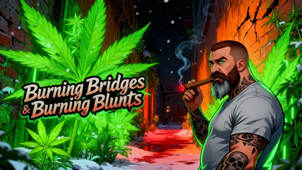 **Burning Bridges & Burning Blunts – Dark Country Blues Rap | SlowBurnKush**