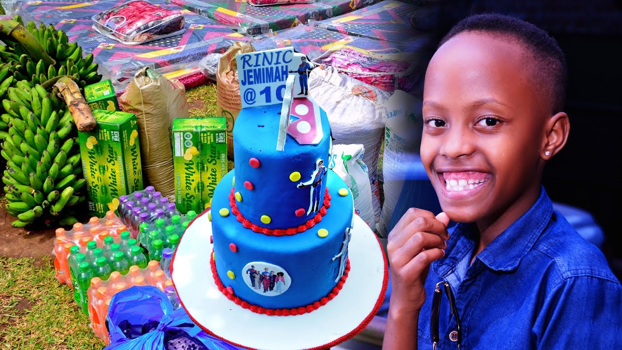10yr old Rinic Jemimah donates to fellow kids on her birthday.