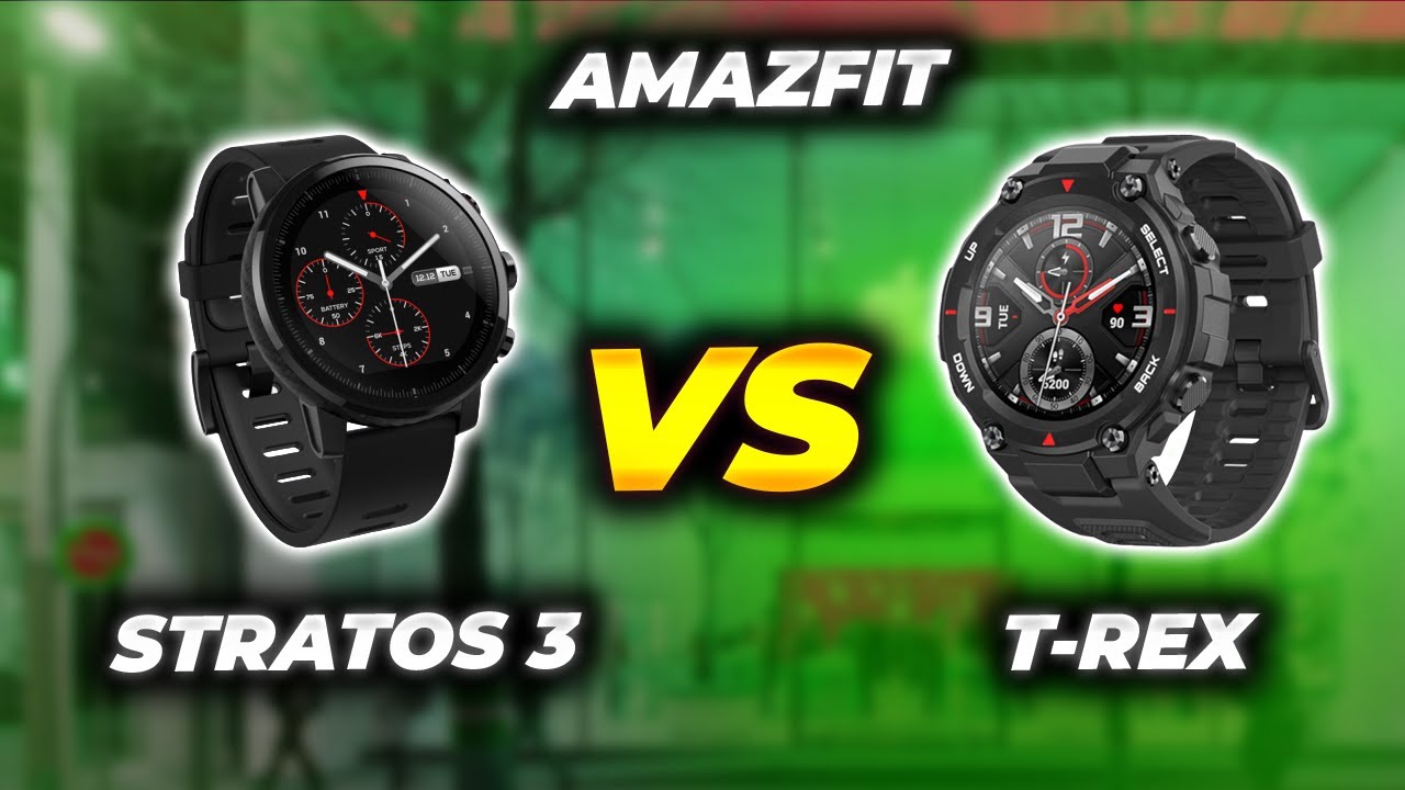 AMAZFIT STRATOS 3 VS AMAZFIT T-REX : Quelle montre connectée Amazfit choisir ?⌚🥊⌚