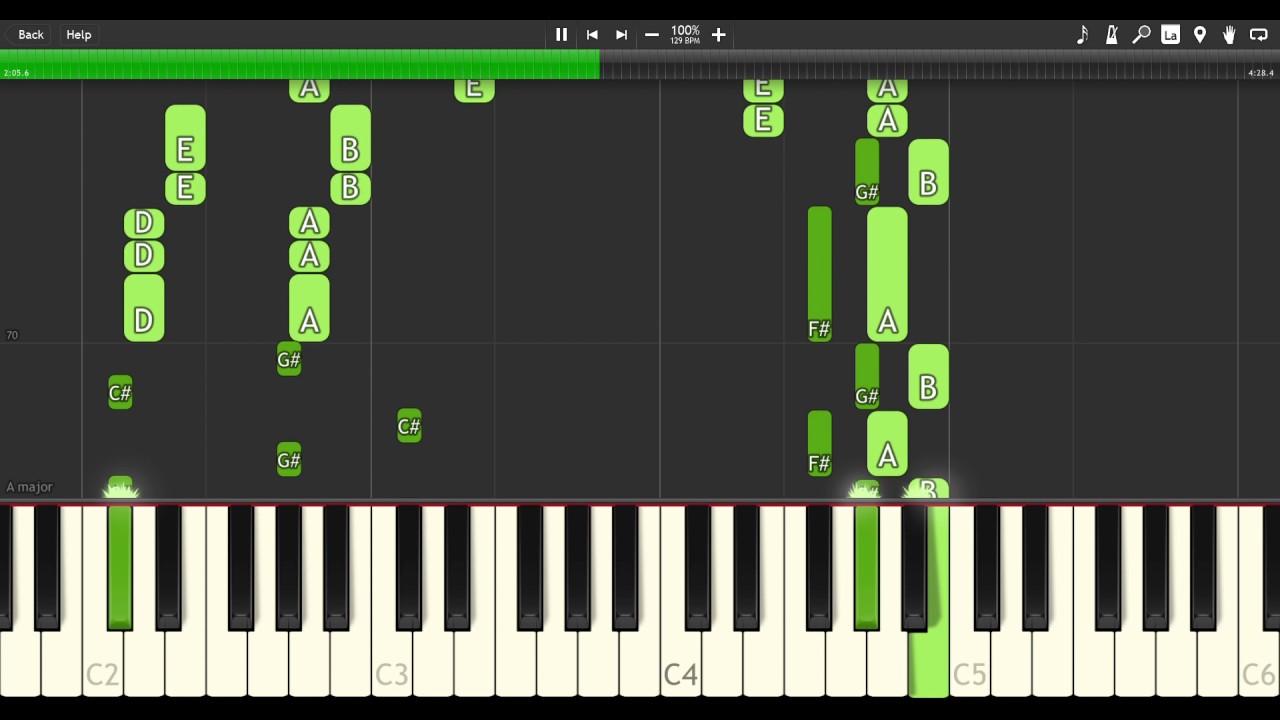 Full Metal Alchemist_ Brotherhood - Shunkan Sentimental - [Synthesia] Piano cover