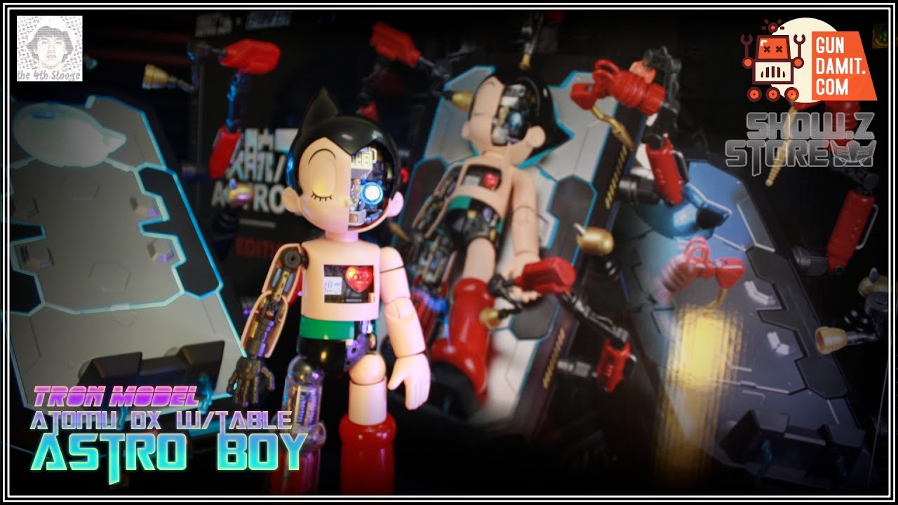 Tron Model Astro Boy DX Version Model Kit w/ Assembly Table