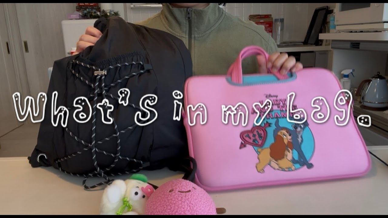 【What's in my bag】ジムとカフェに行く日のバッグ紹介