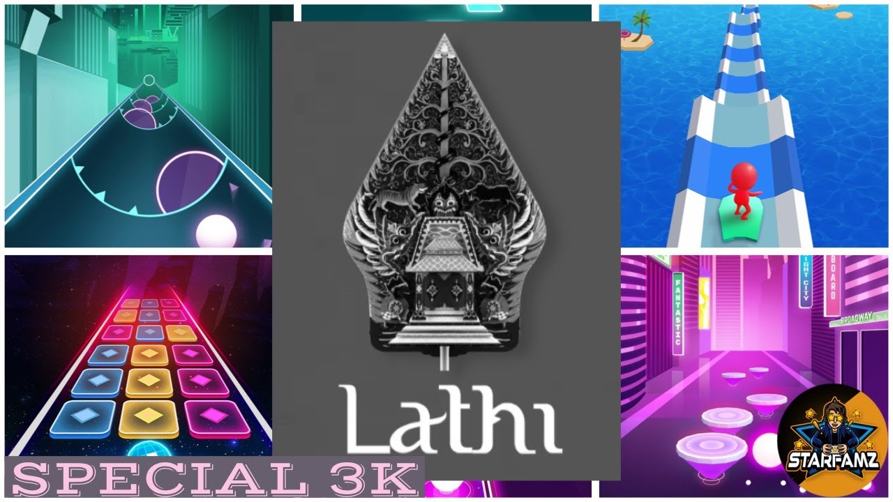 LATHI!! EDM RUSH!! (TILES HOP,HOP BALL, etc..)