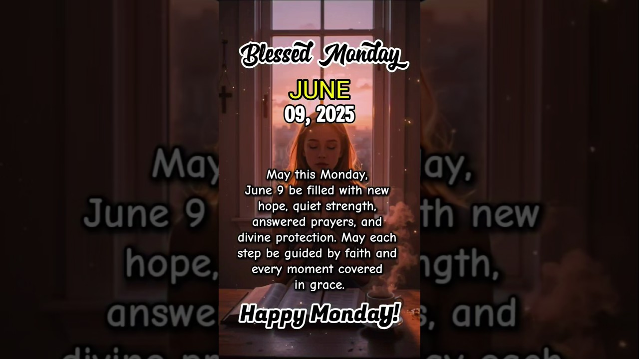 Good Day, 9th June 2025🙏&hearts;️✝️ #shorts #amen #jesus
