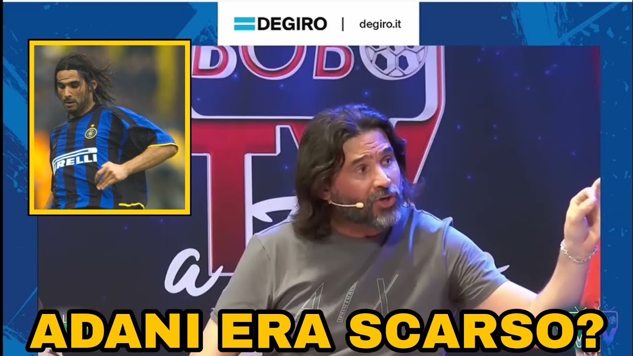 BOBO TV ADANI RISPONDE A CHI DICE CHE DA CALCIATORE ERA SCARSO!