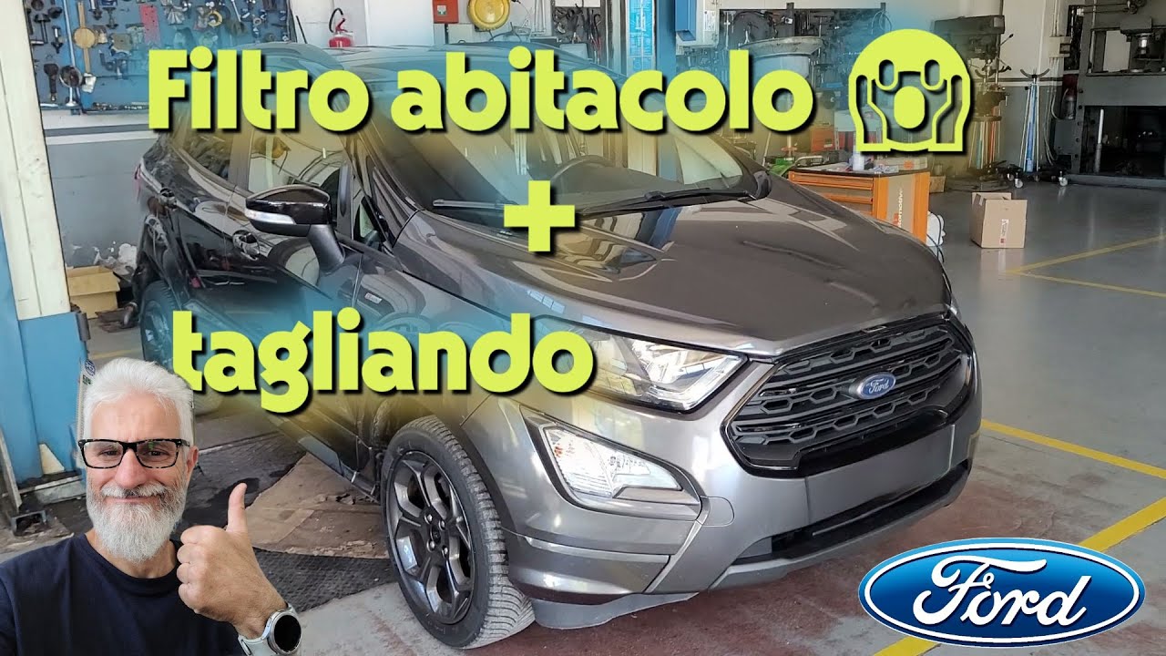 Cambio filtro abitacolo  - Tagliando - Spia service Ford Ecosport mk2