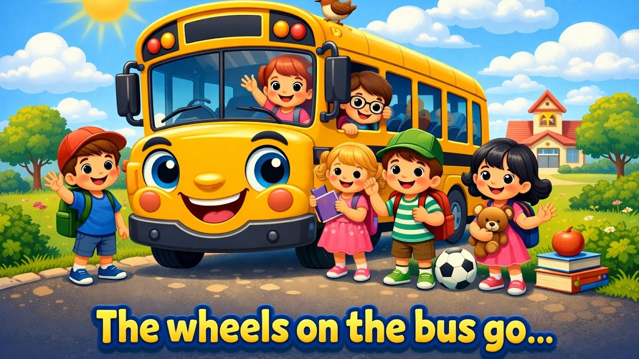 The Wheels on the Bus 🚌 | Cute Baby Songs & Kids Rhymes #BabyMelon 