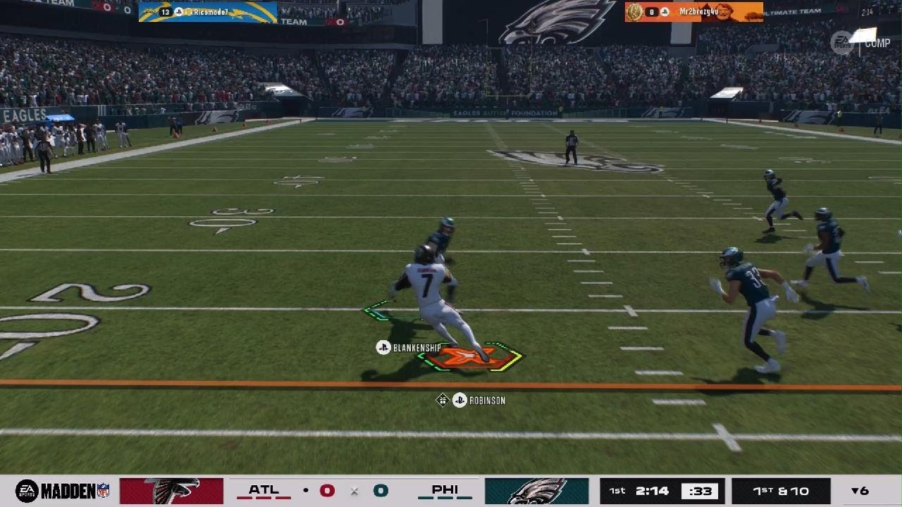 Madden NFL 26 Got too cocky(left handed qbs are hard to play with