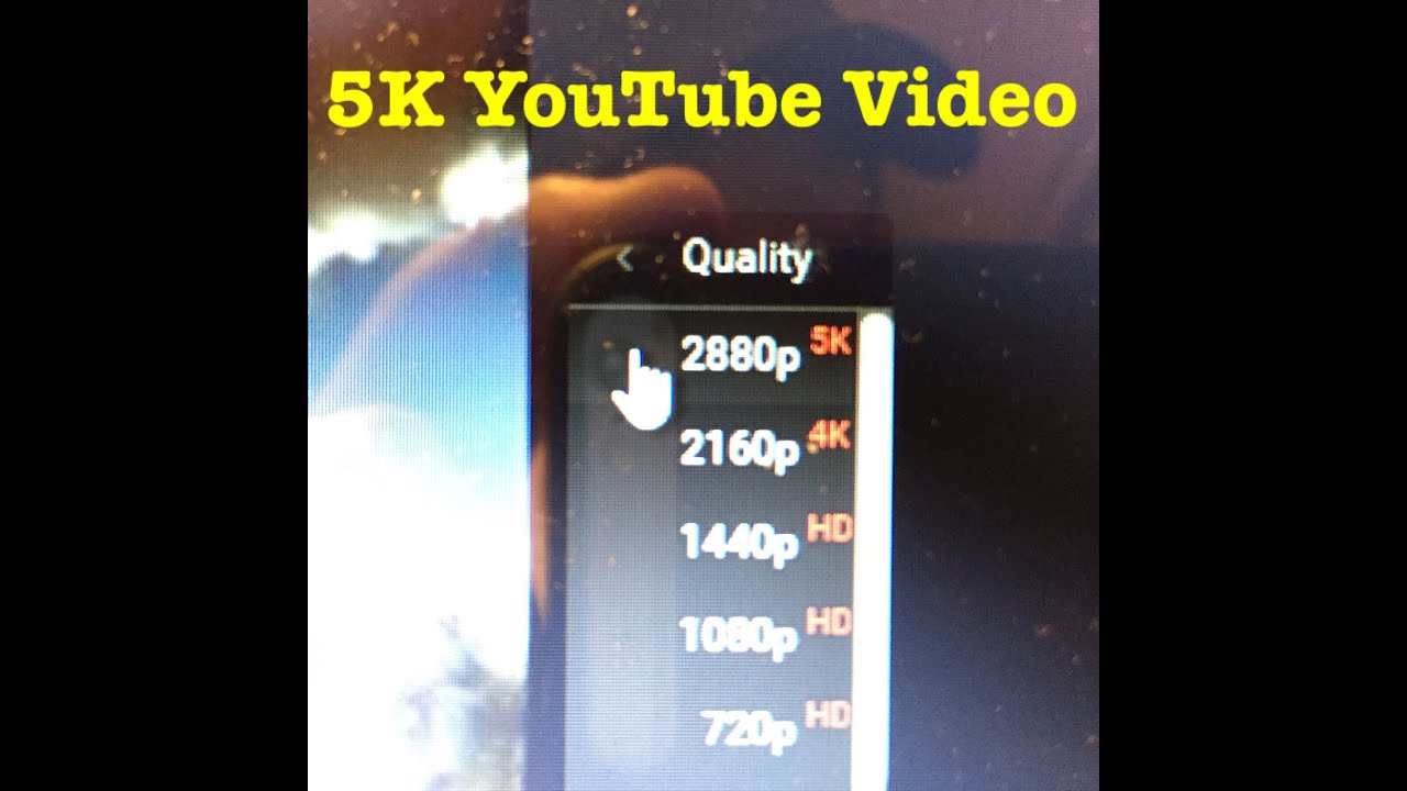 Iphone 6S 4K video but Youtube Shows 5K (2880p)!!! Did I do Something Wrong here?
