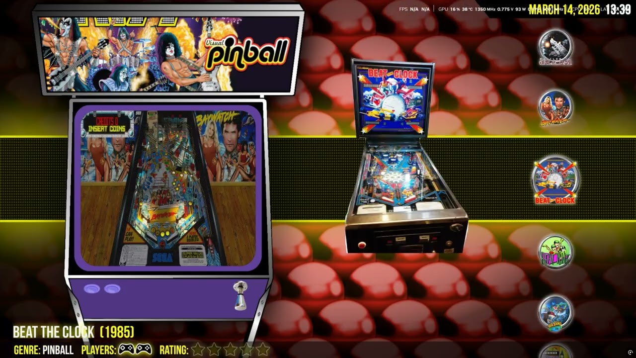 Complete Play Visual Pinball (407)