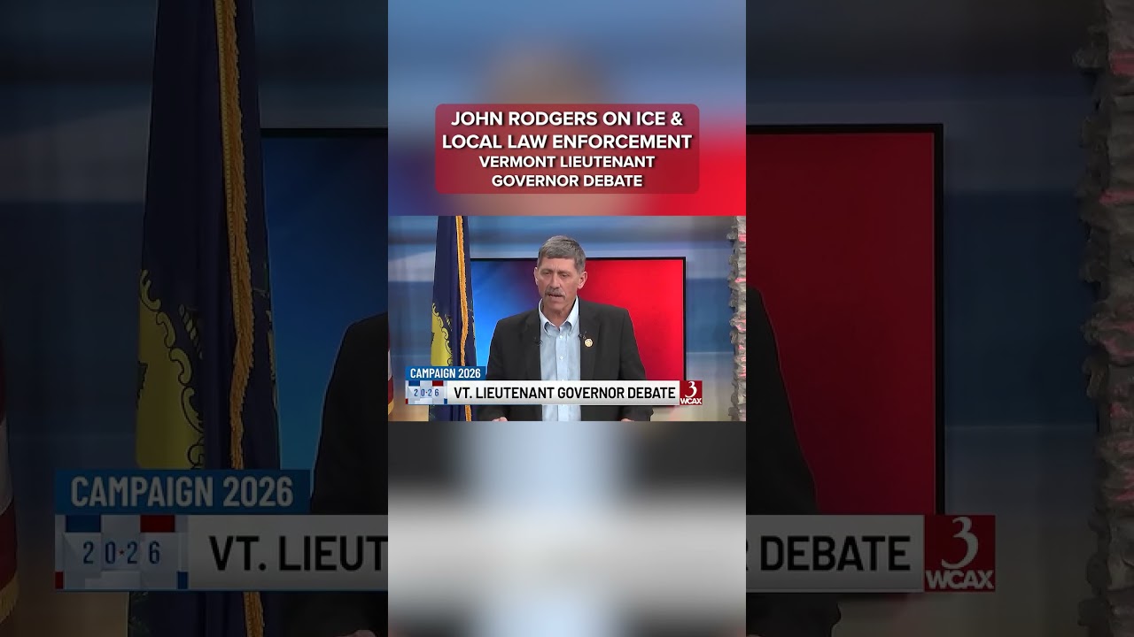 John Rodgers on ICE - WCAX lieutenant governor debate