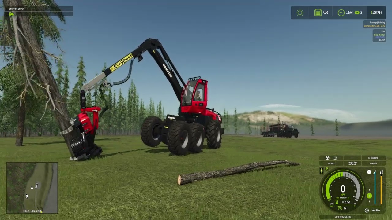 Yukon Valley 16X testing continuing working on forestry and adding in some mowing