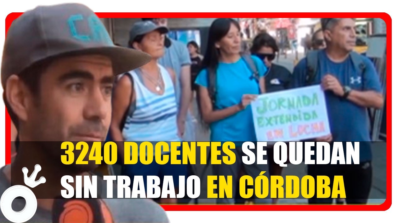 Alerta en la educación de Córdoba: 3.240 docentes de jornada extendida se quedan sin empleo