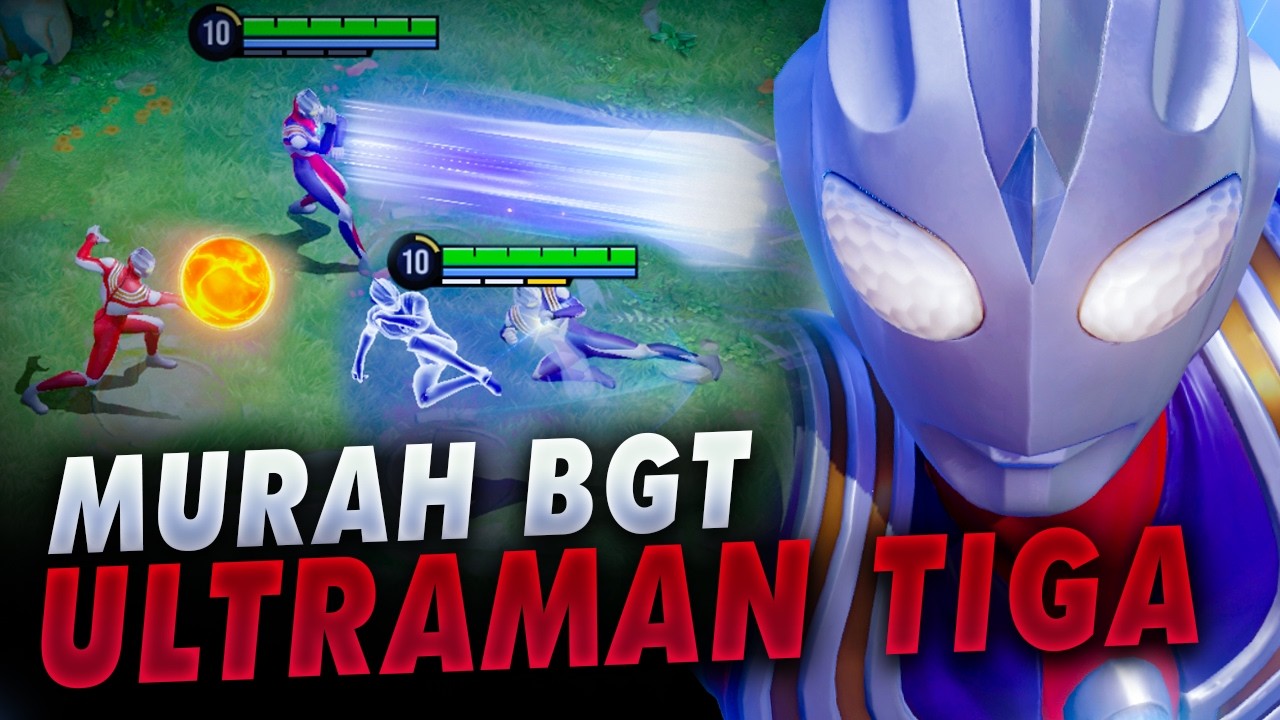 Ultraman Tiga dengan 3 Form - Review Skin Gacha Murah Ultraman Tiga x HOK Collab, Tips Hemat Gacha
