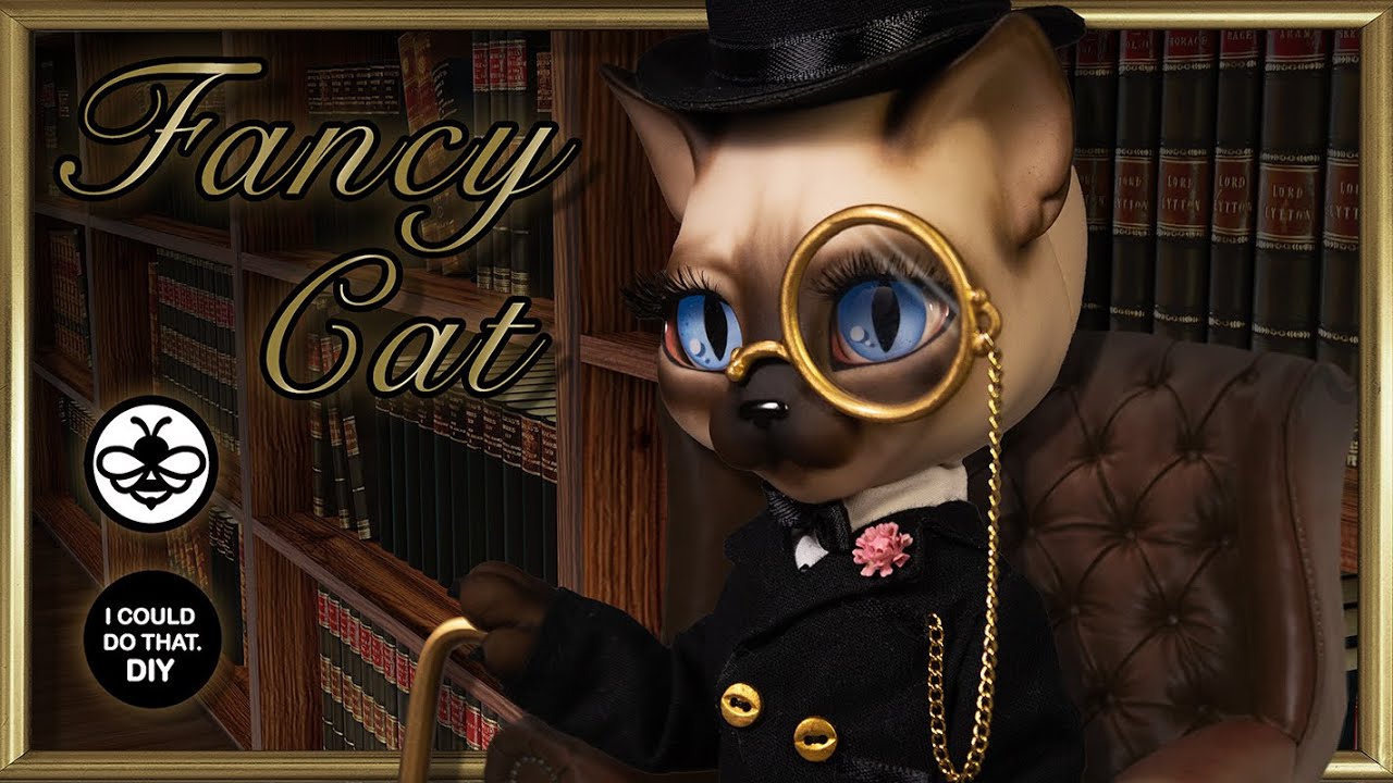 🐱 FANCY CAT! 🐱 CUSTOM BJD! 🐱