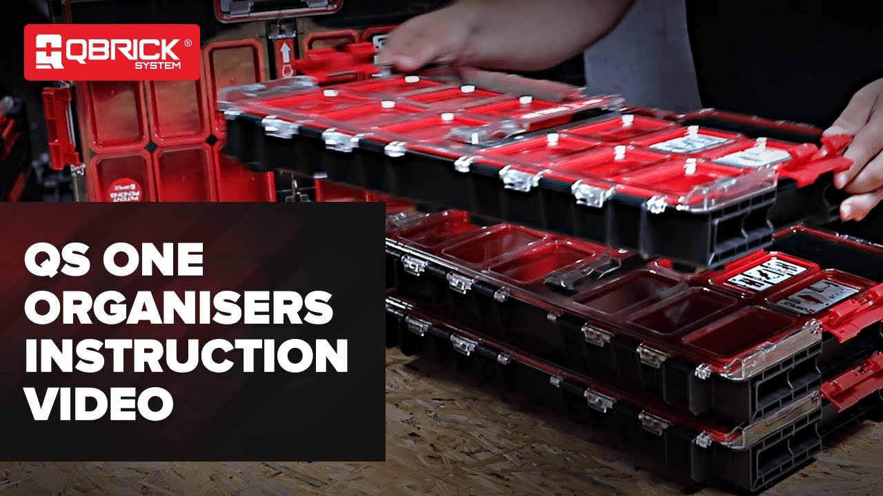 Qbrick System ONE Organizers - organizers for storing workshop accesories